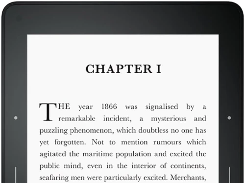 Kindle Voyage Page Press